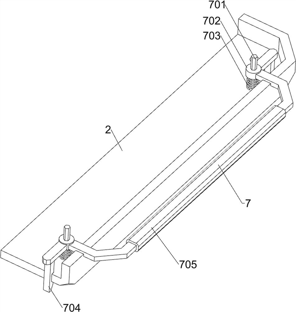 Blood collection test tube placing device for blood department