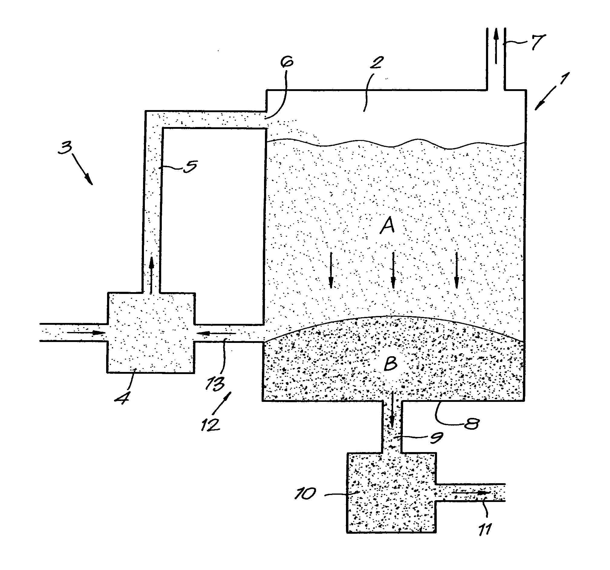 Method and device for the anaerobic fermentation of organic material