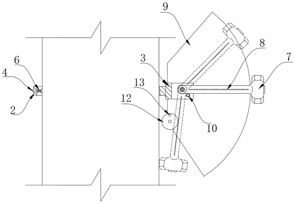 Concrete-filled steel tubular column compactness testing tool