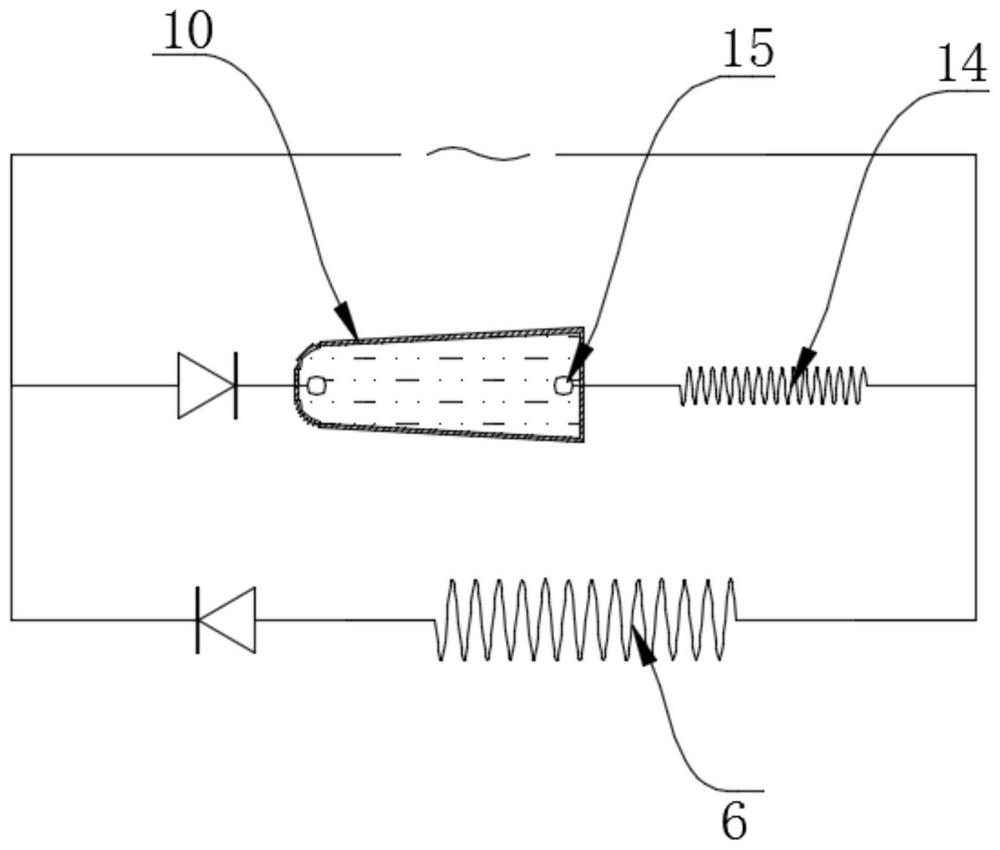 Concrete-filled steel tubular column compactness testing tool