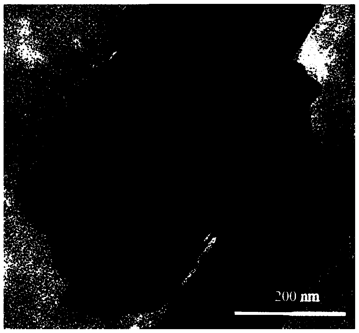 Molybdenum carbide nanorod for catalyst and preparation method and application thereof