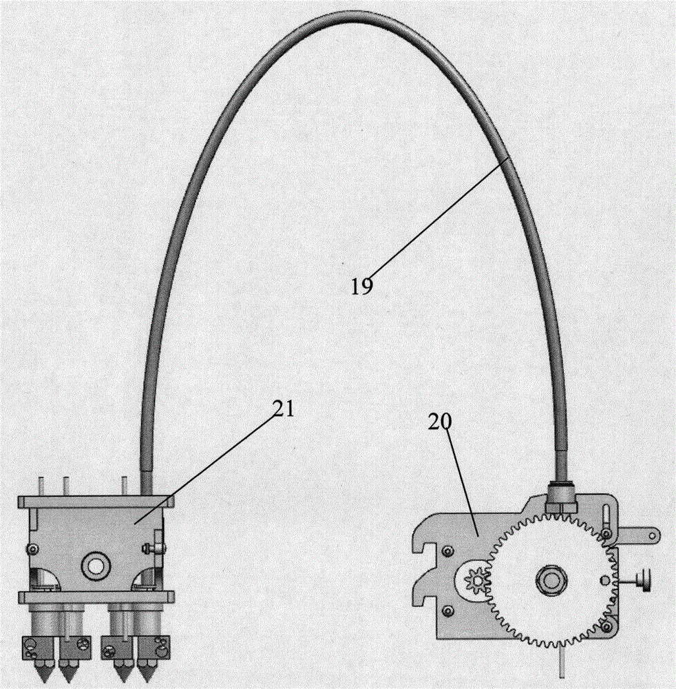 A print head of a three-dimensional printer