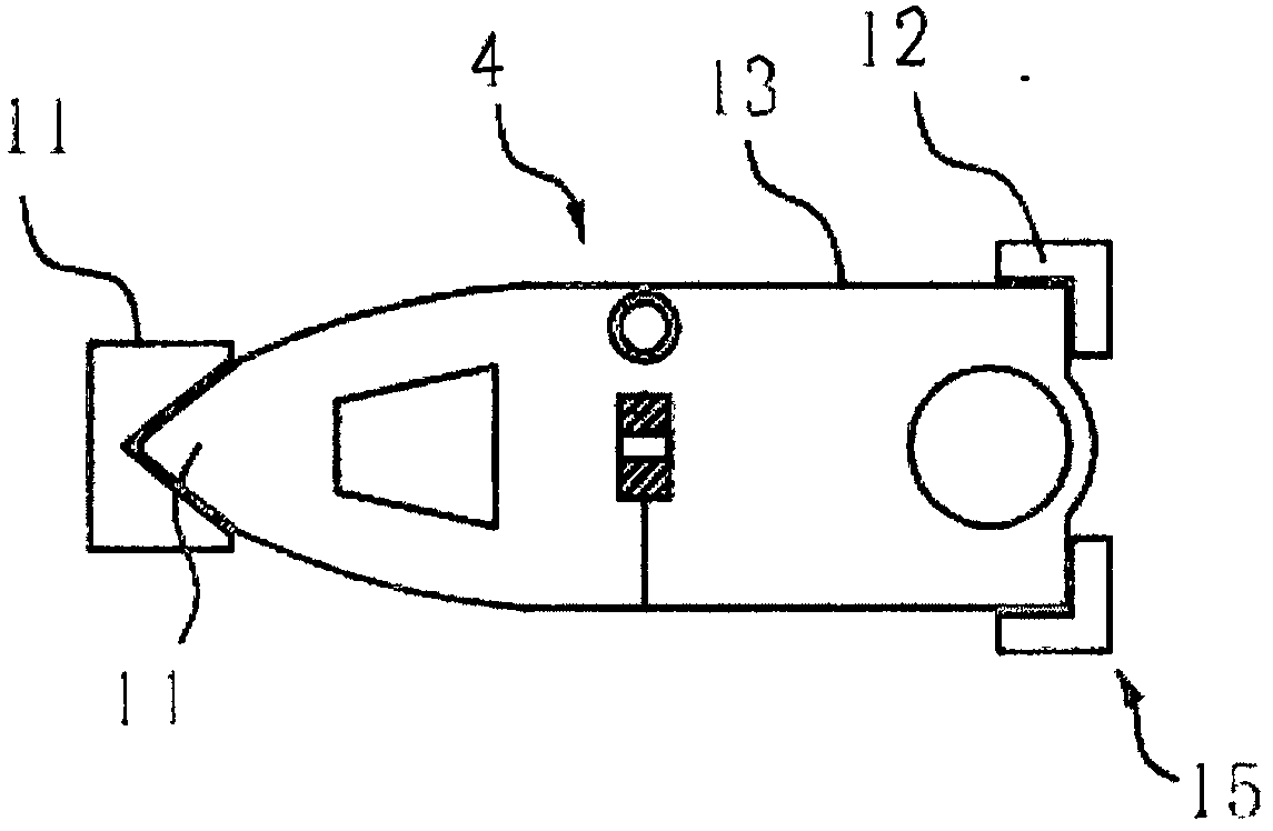 Special liftable fin system for scientific research ship