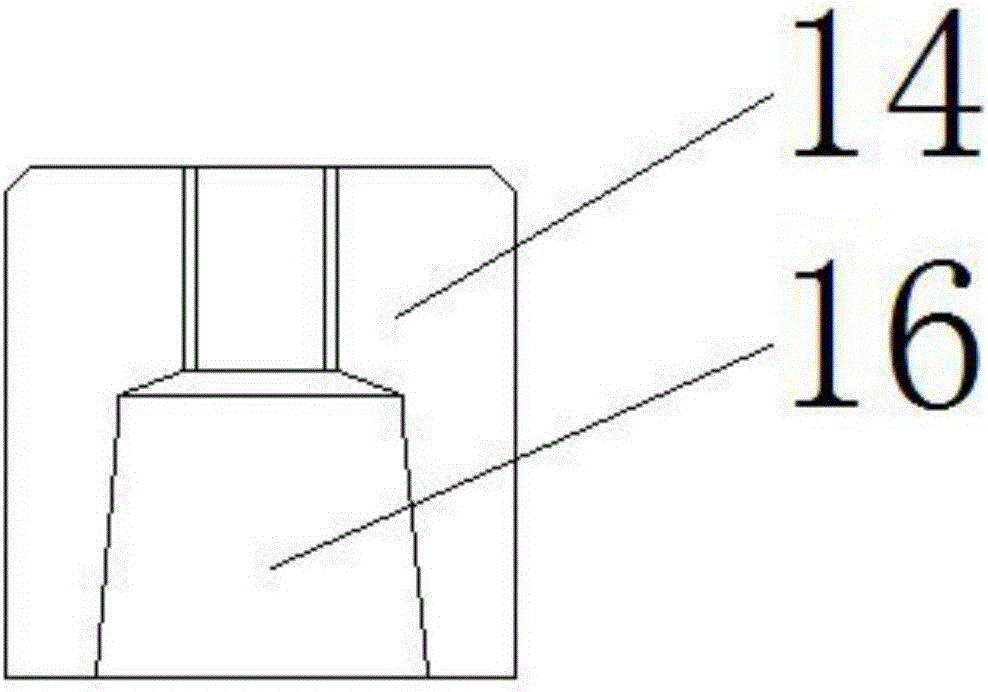 Accurate-positioning injection mould with self-lubricating guiding column