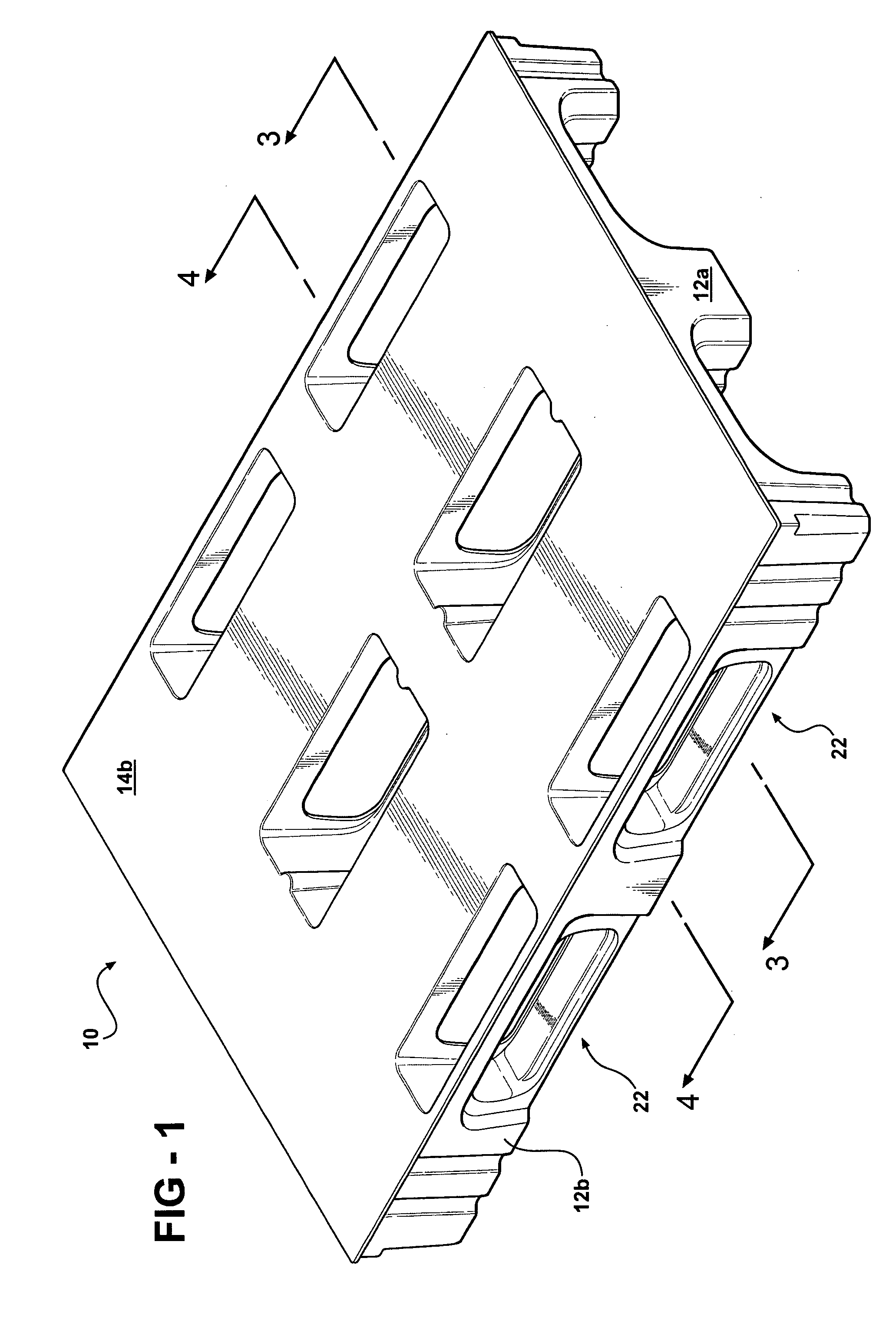 Twin sheet pallet