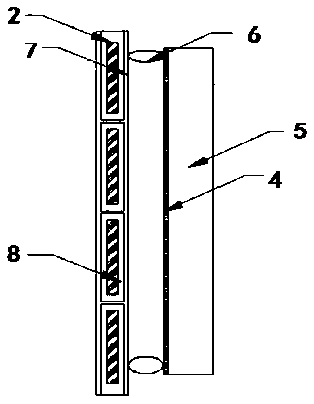 Ground barrier vibration damping device