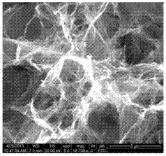 Preparation method of a novel three-dimensional nitrogen-doped graphene composite material system