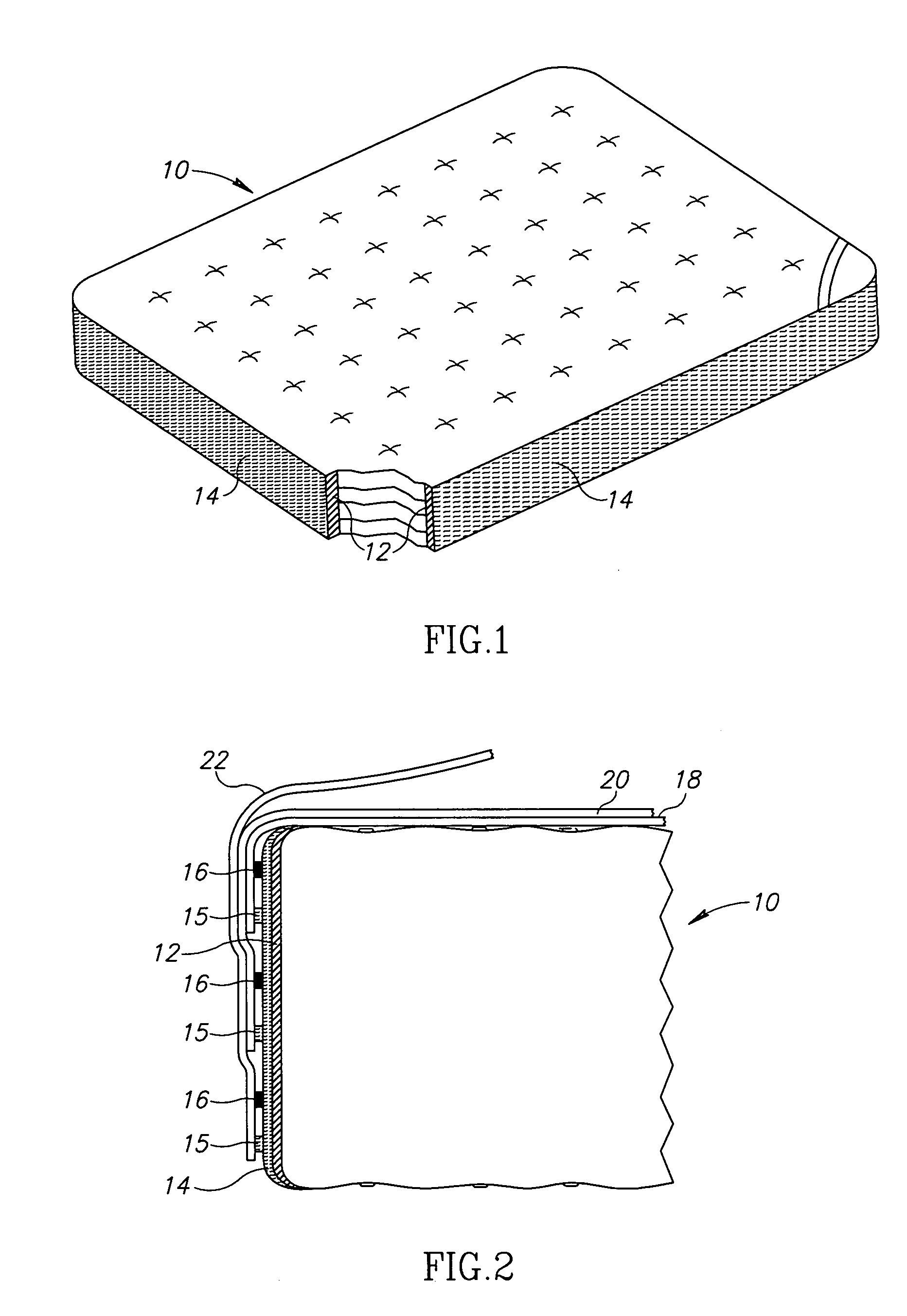 Method for fitting bedding to a mattress