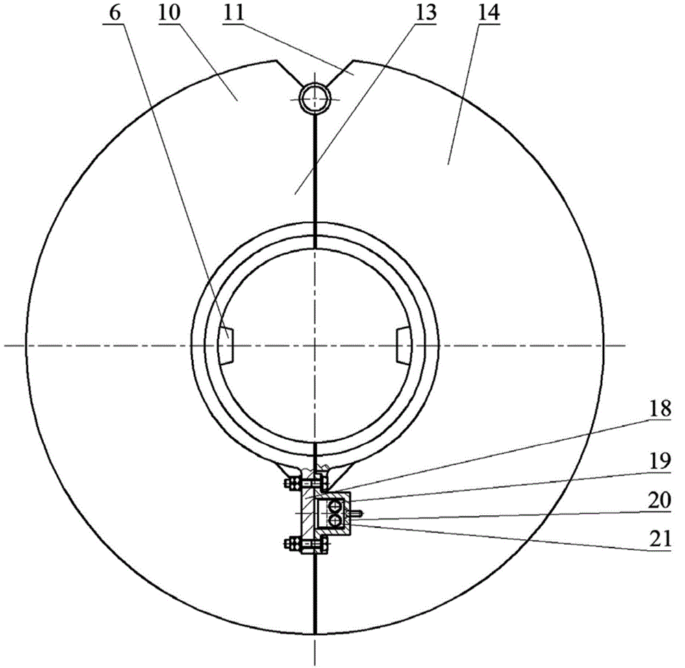 Detachable ice-resistant device applicable to offshore nuclear power platform