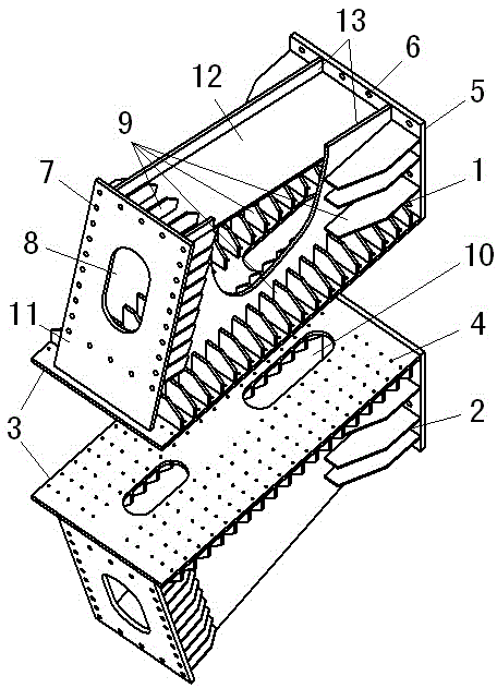 Method for solving transportation difficulty problem of huge support arm base and detachable support arm base