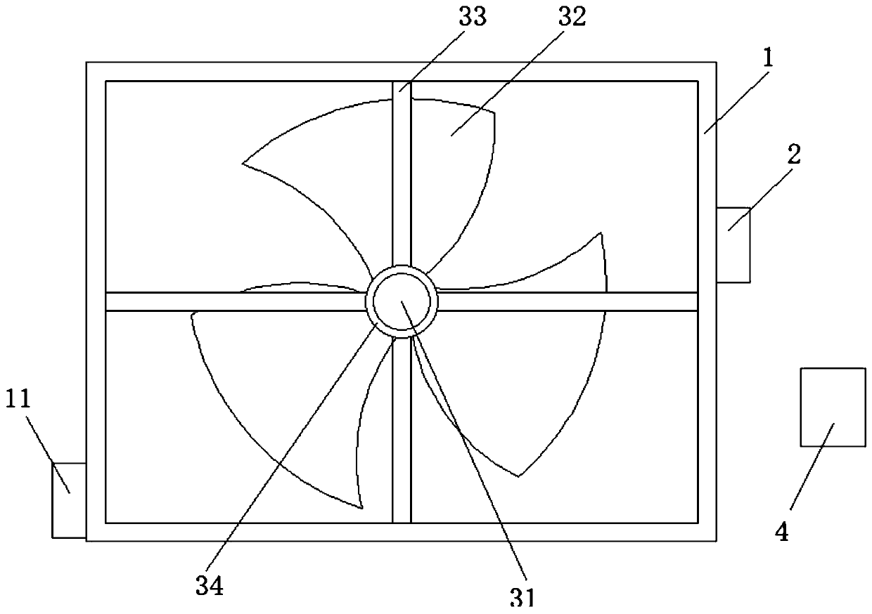 Temperature control window for granary