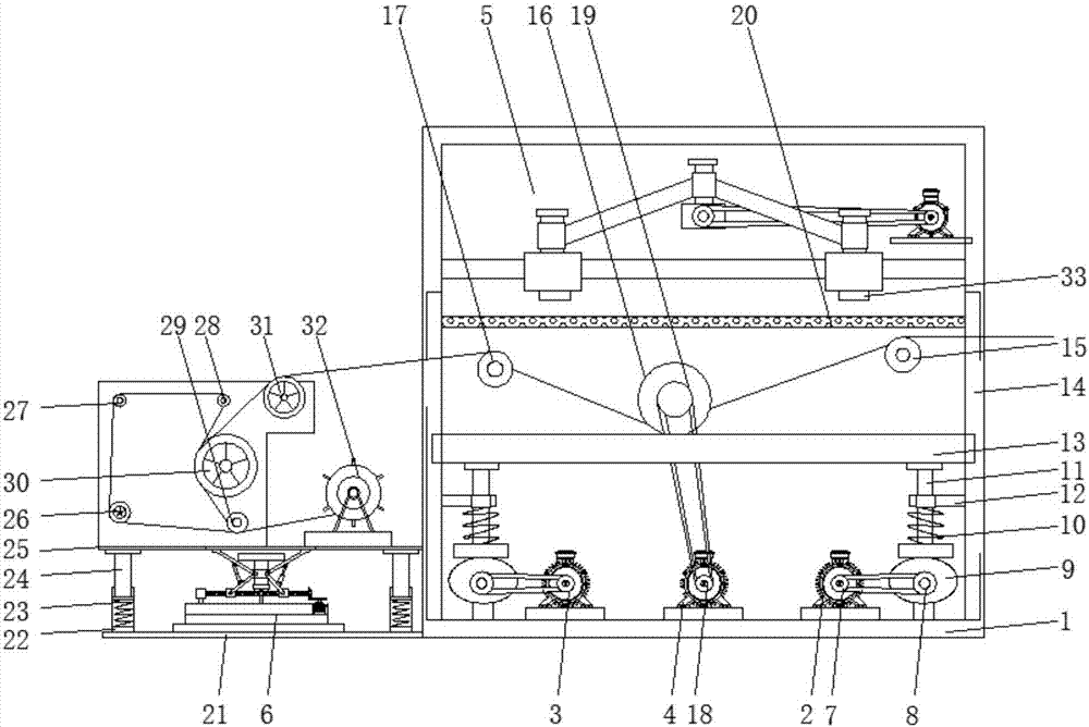 Textile automatic drying and packing equipment