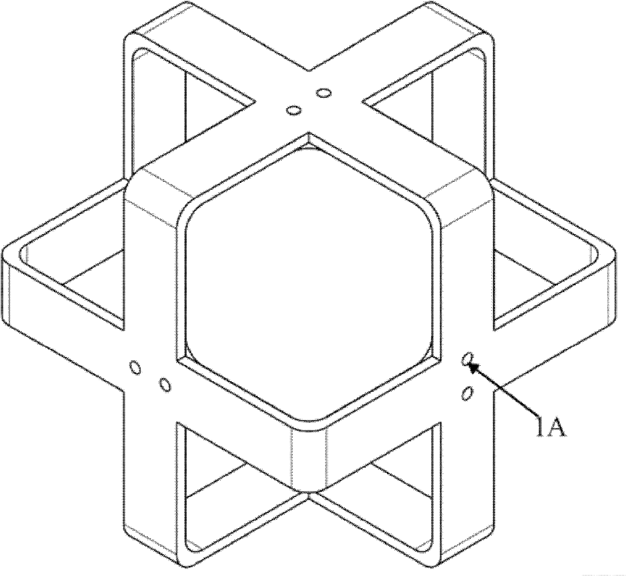 Six-degree-of-freedom active and passive dynamic vibration-absorbing device