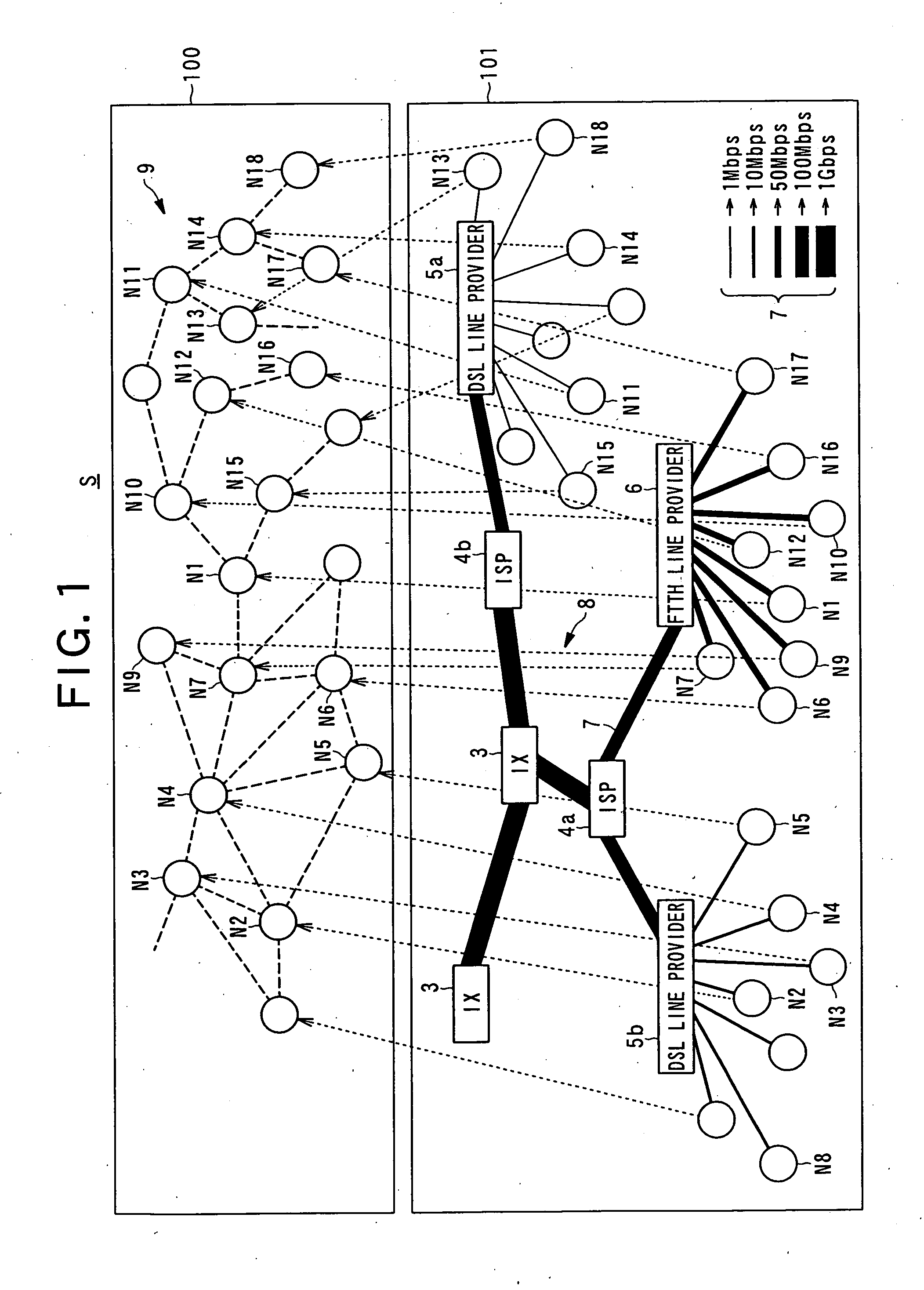 Communication system, node device, node process program and a message transmitting and receiving method