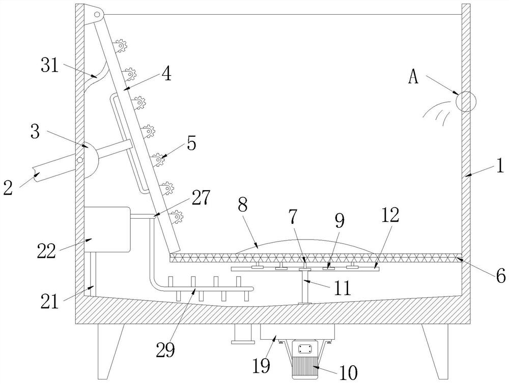 Physiotherapy device for chronic vascular nerve complications of diabetes