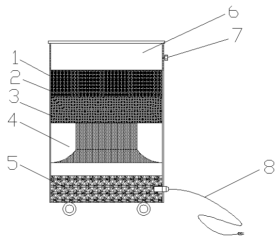 Embedded negative ion purifying device applicable to wooden furniture