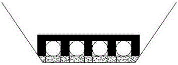 A construction method for shallow buried flexible pipeline