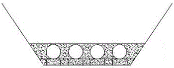 A construction method for shallow buried flexible pipeline