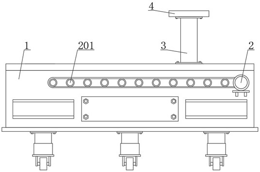 A finished wine packing machine