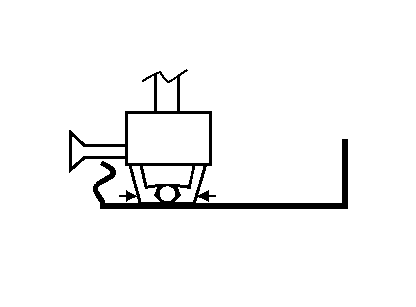 Component feeder with flexible retaining walls