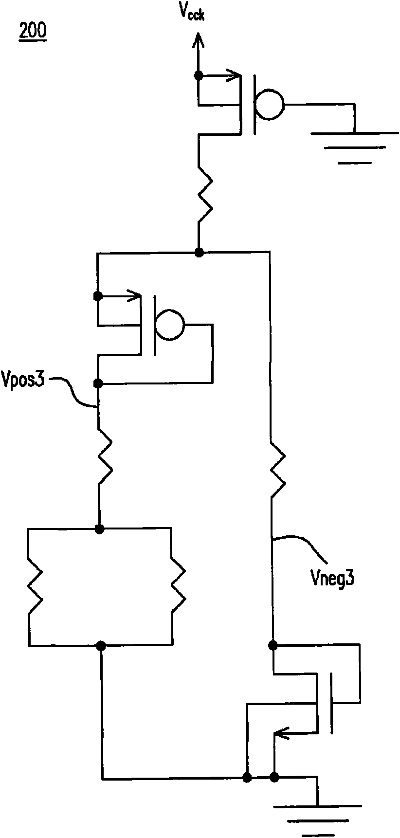 Device and method for power supply detection