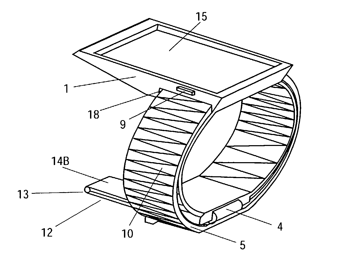 Wearable computing, input, and display device