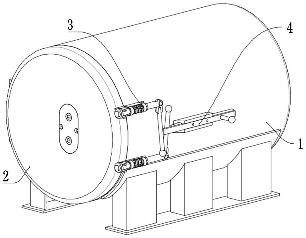 Semiconductor material heat treatment device for mobile terminal