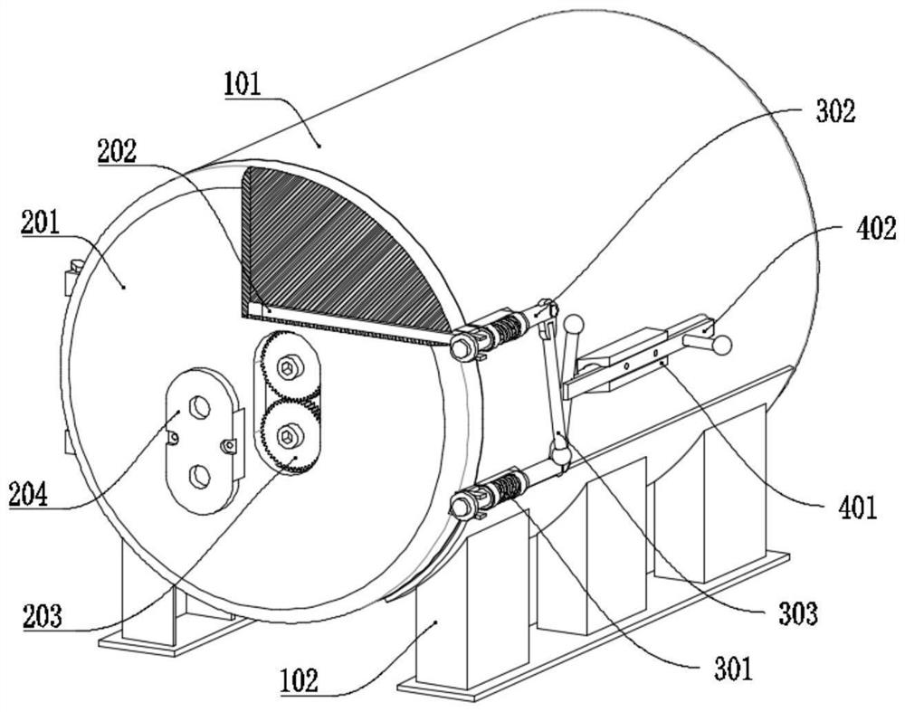 Semiconductor material heat treatment device for mobile terminal