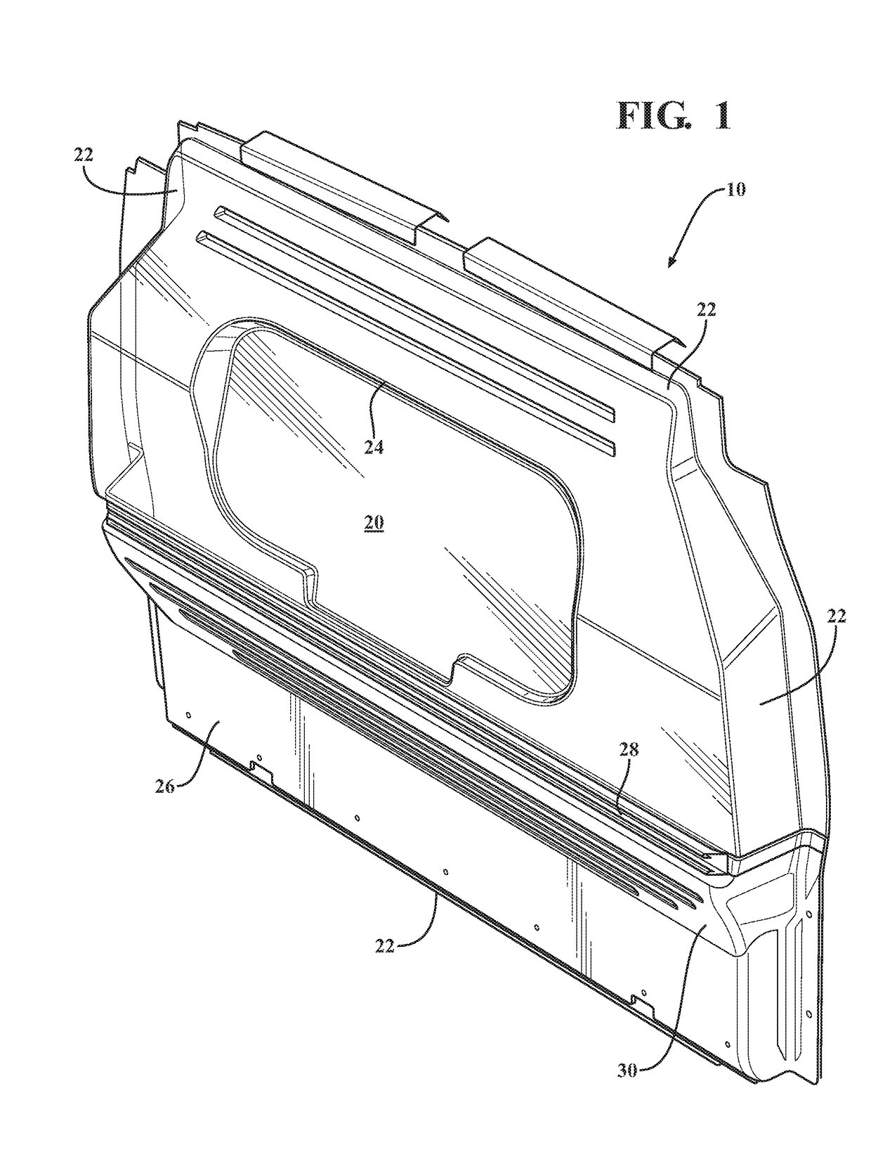 Transparent vehicle partition