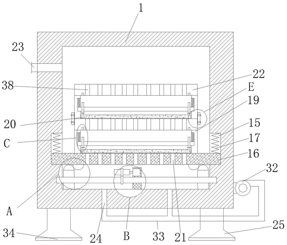 Drying equipment for textile dyeing and its application method