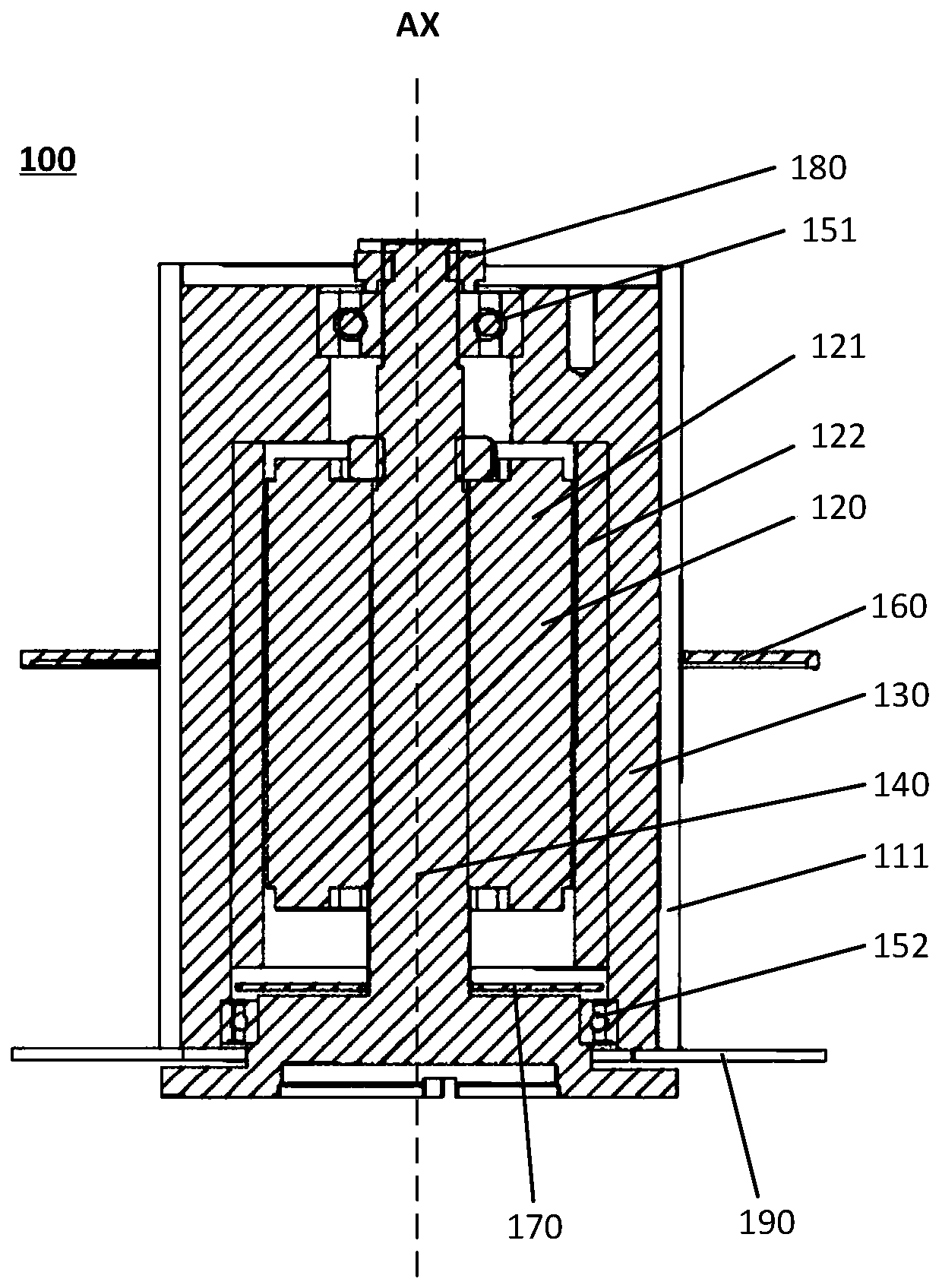 Rotating mirror unit for laser radar, corresponding laser radar and using method