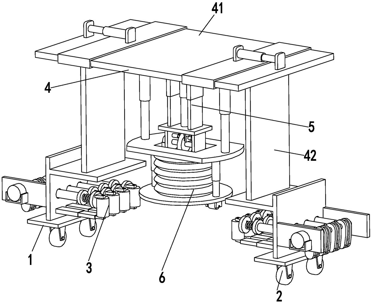 Longitudinal contraction joint cutting machine for asphalt concrete pavement