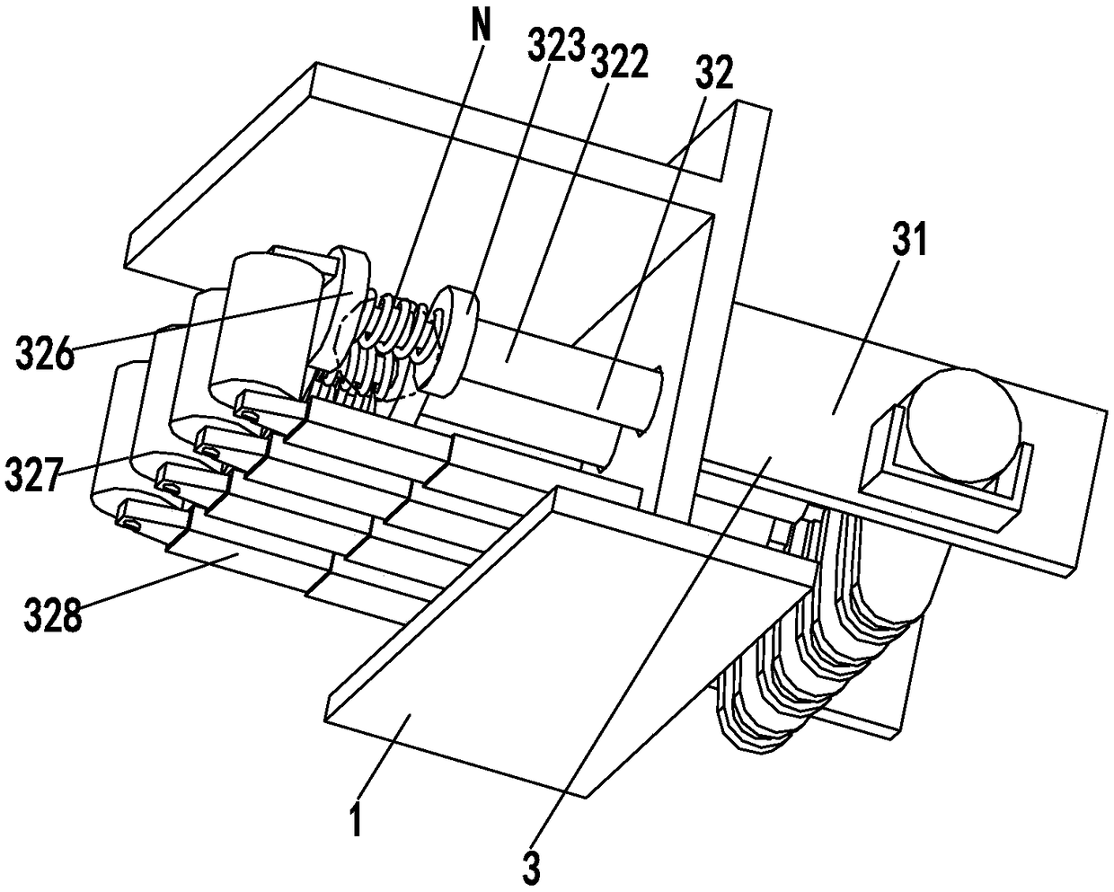 Longitudinal contraction joint cutting machine for asphalt concrete pavement