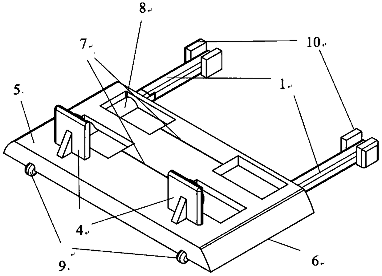 Oblique azimuth temporary parking system and control method thereof