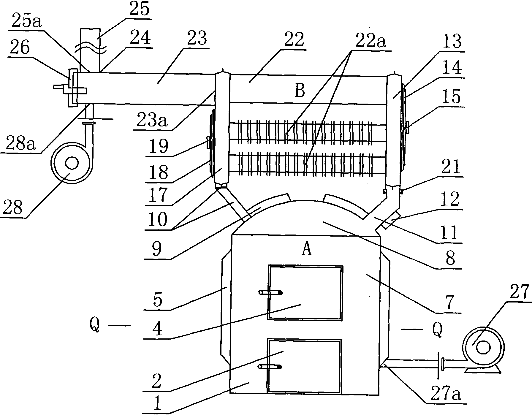 Heater for bulk curing barn