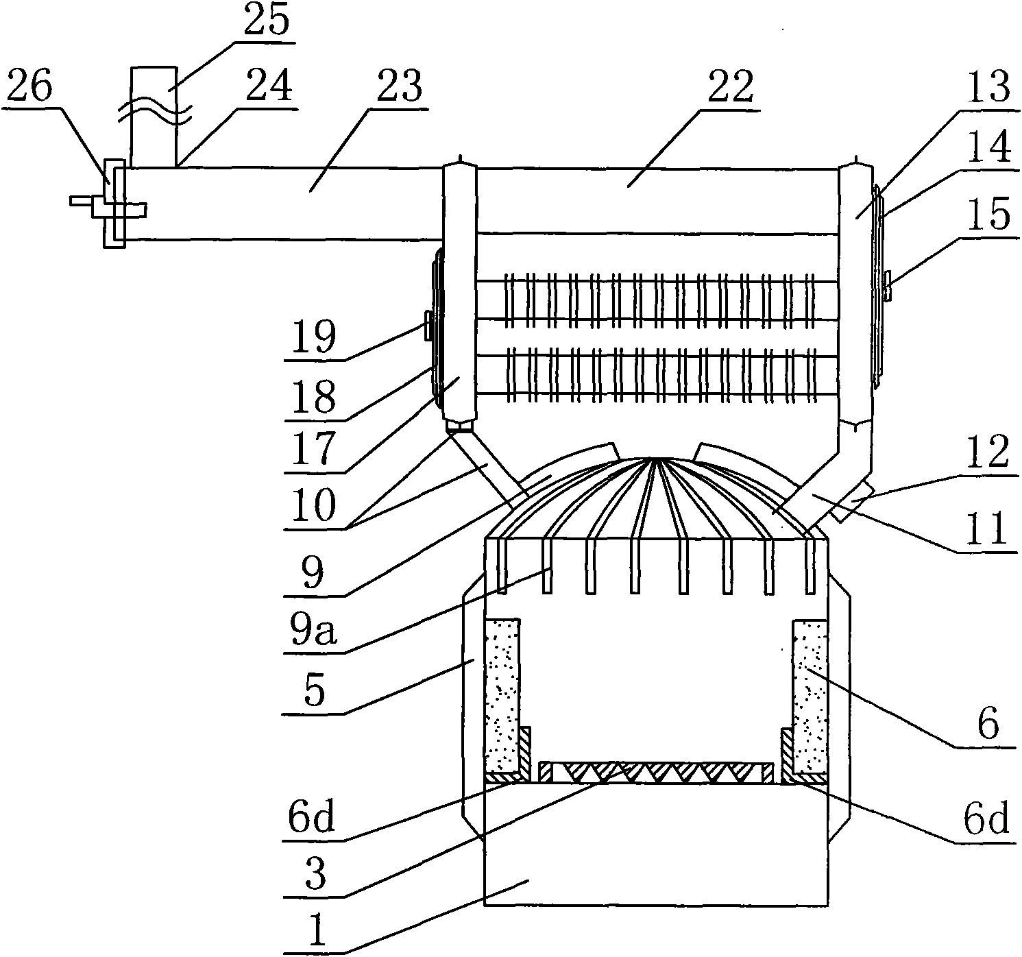 Heater for bulk curing barn