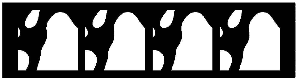 Structure non-gradient topological optimization method based on sequence Kriging agent model