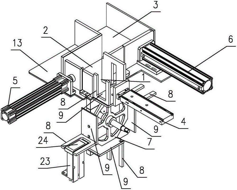 Automatic arranging combination device for connected bags