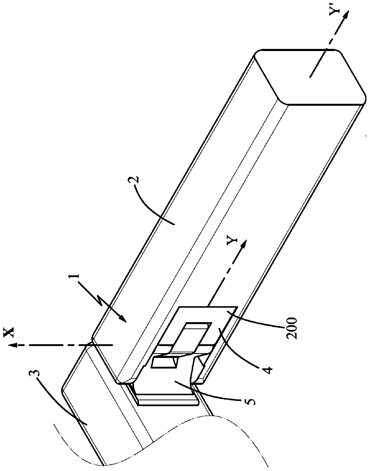 Elastic hinge for eyeglasses and assembling method of elastic hinge