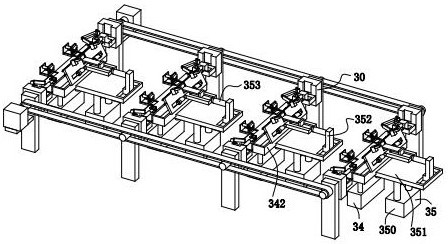 Wood building block outer end face polishing device