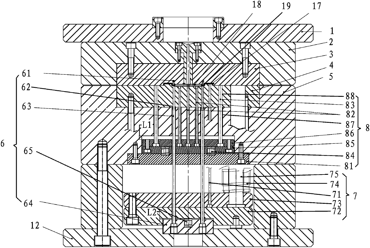 Automatic hot-cutting side gate injection mold, and gate cutter and injection molding process thereof