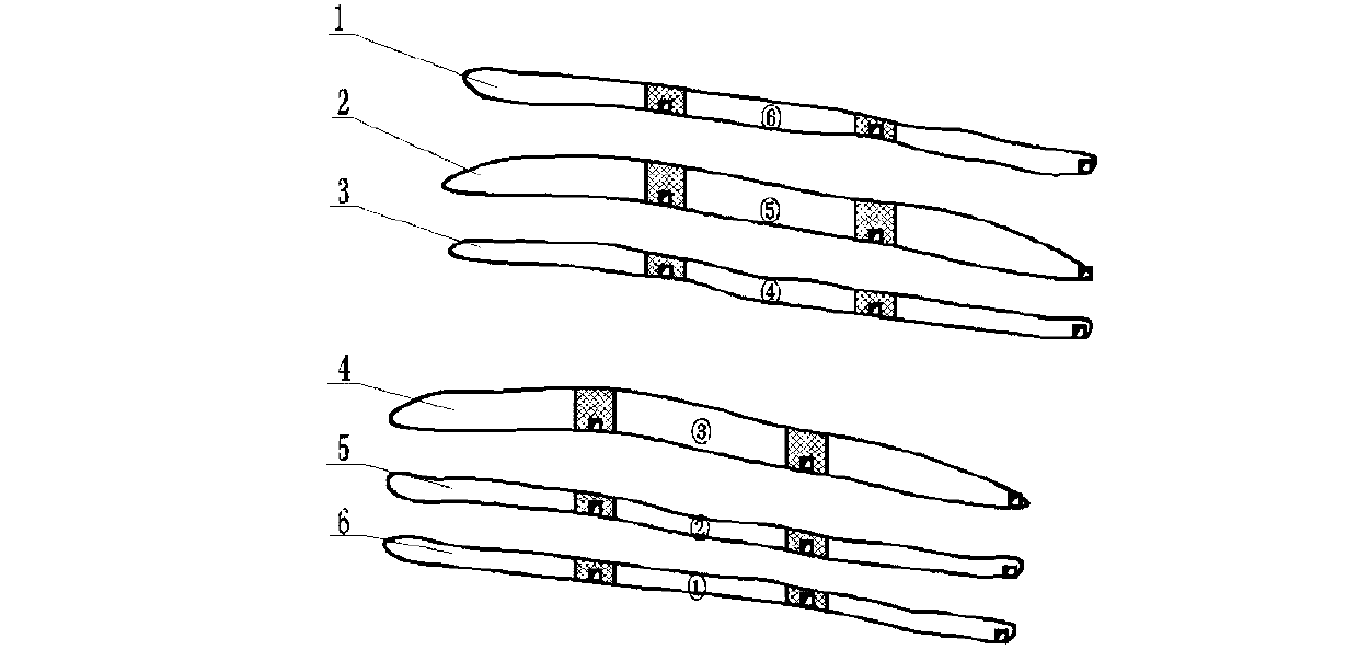 Multilayer ore body three dimension cooperation mining method