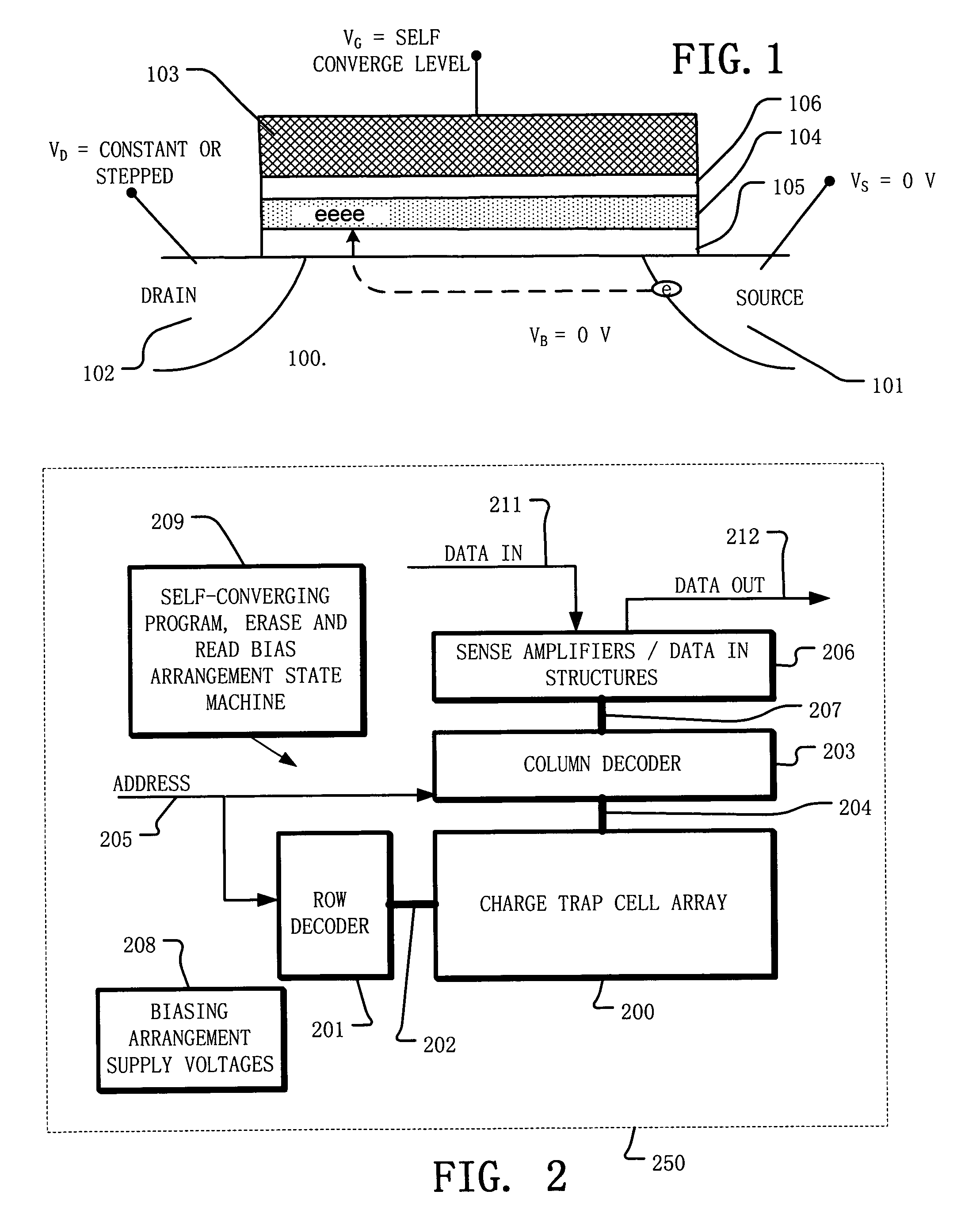 Operation scheme for programming charge trapping non-volatile memory