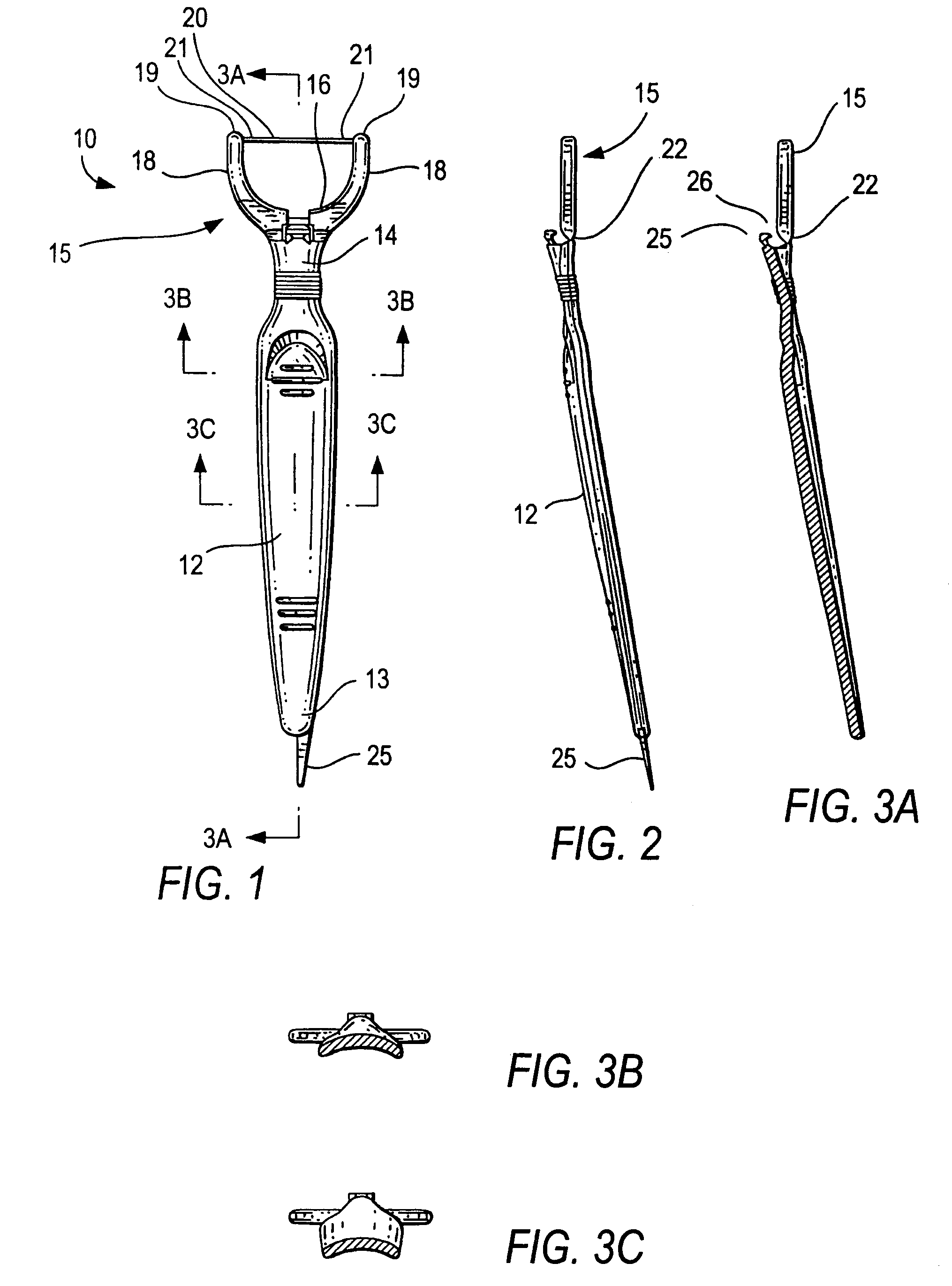 Dental flosser with bendable head