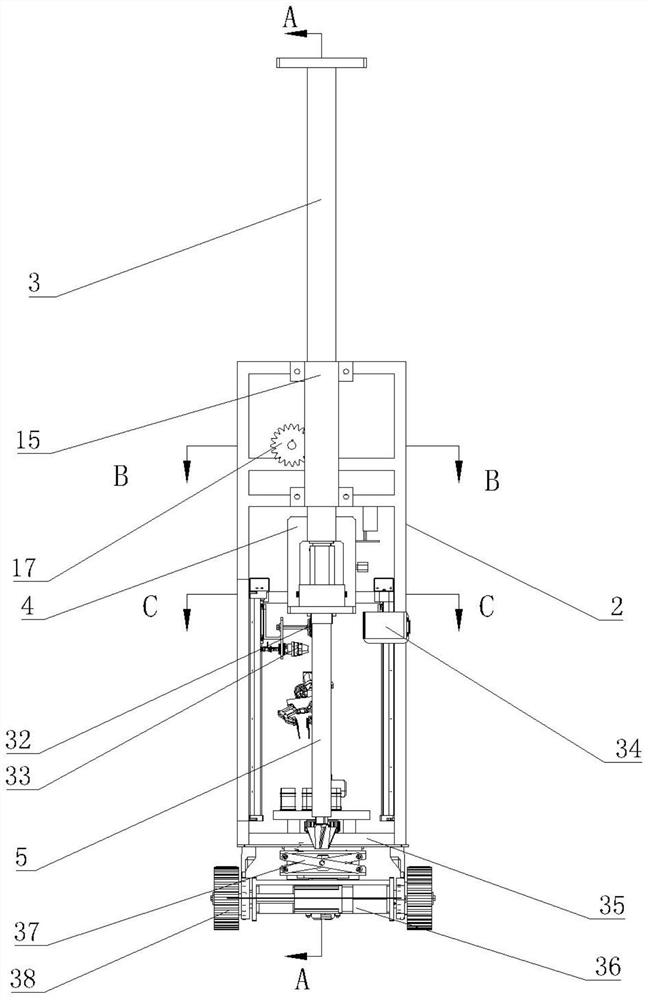 Automatic soil sampling robot