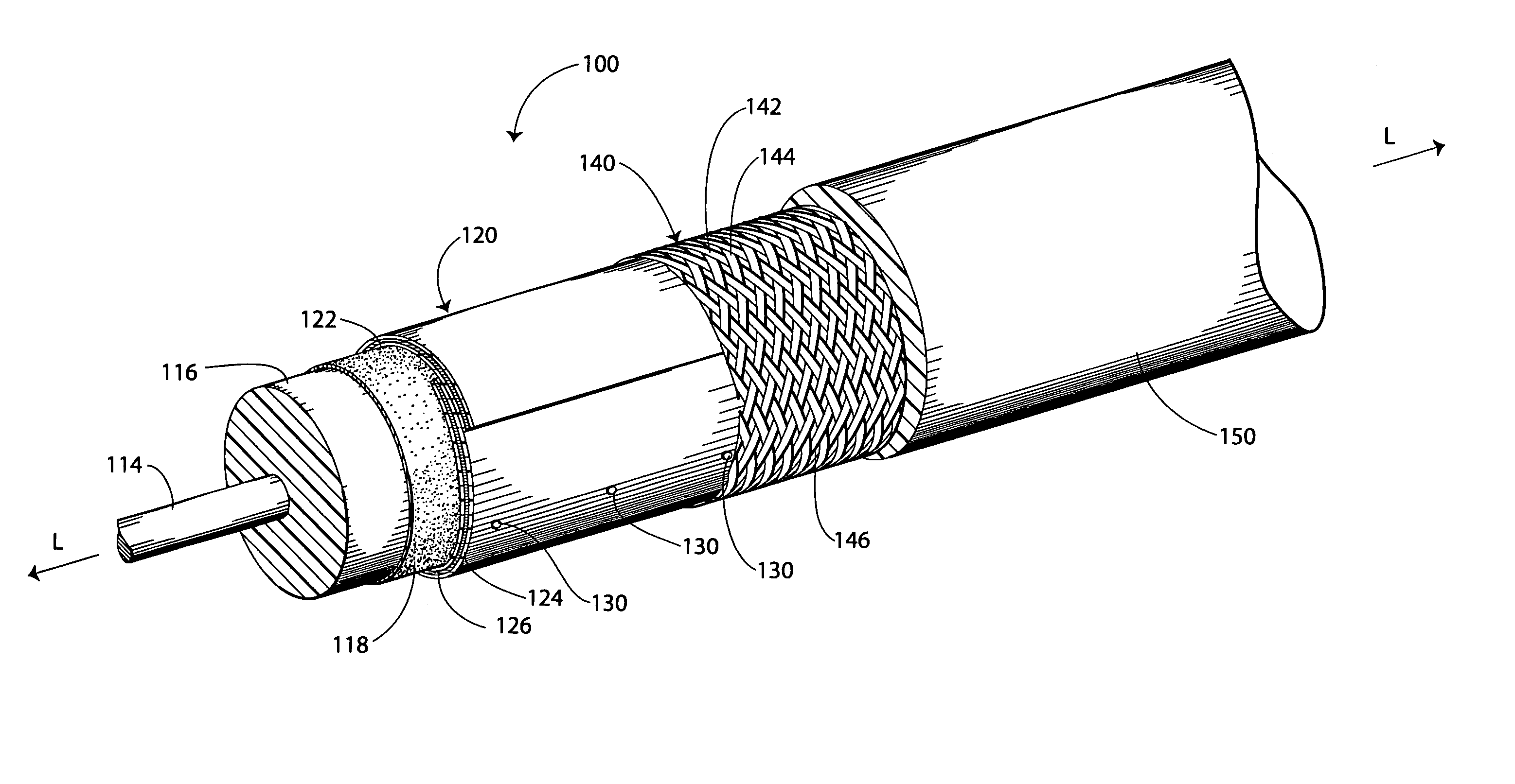 Coaxial cables having improved smoke performance