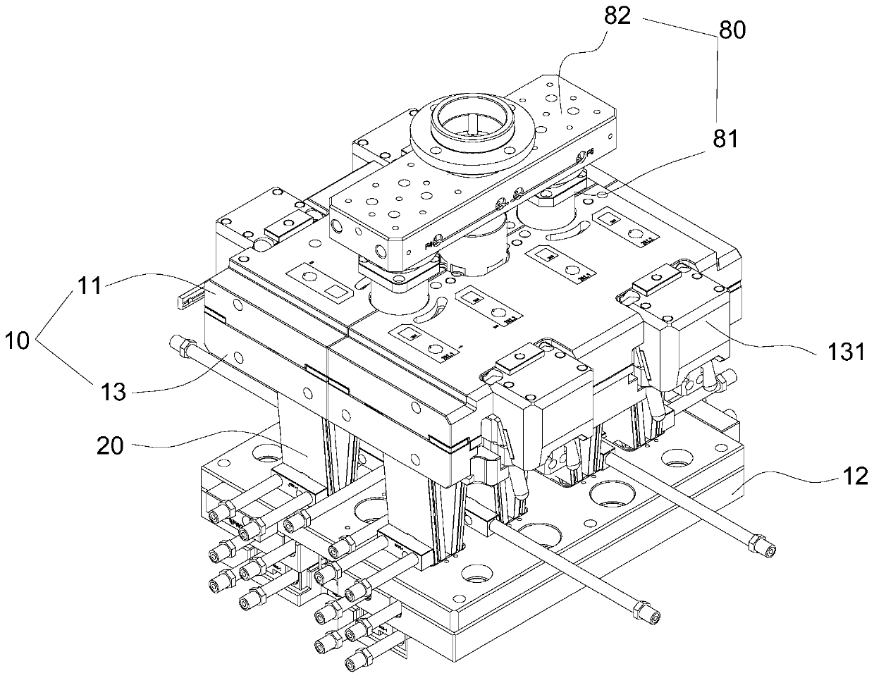 Zinc alloy forming die