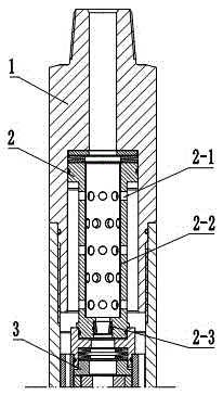 Percussive hydraulic hammer drilling apparatus special for shale gas