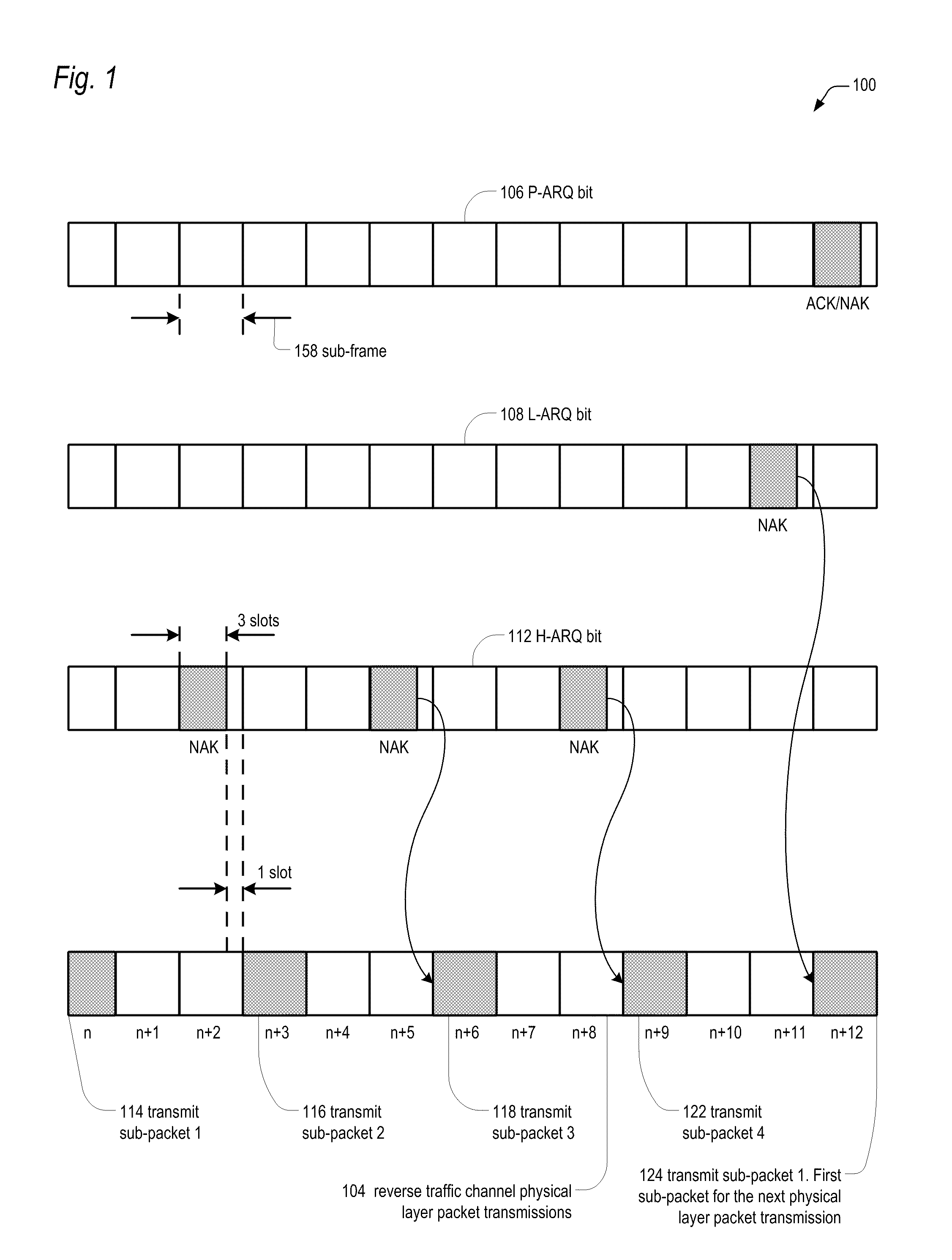 Apparatus and method for reverse link transmission in an access terminal