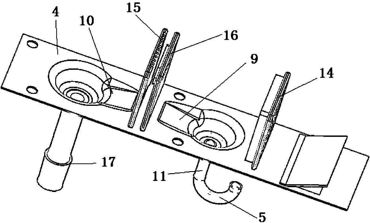 Cylinder cover-built-in oil-gas separation system